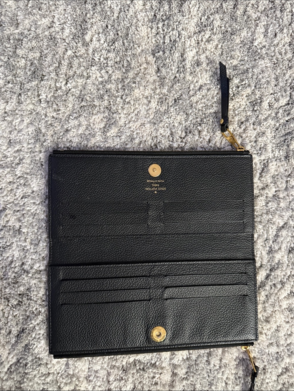 Louis Vuitton Black Monogram Embossed Card & Key Holder - Picture 7 of 17